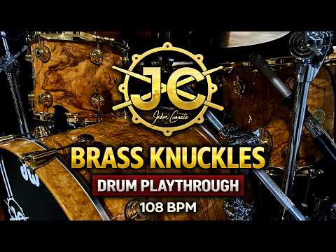 This Funk Rock Groove Hits HARD | Brass Knuckles | JORDAN CANNATA (Live Drum Performance)