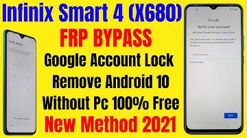 Infinix Smart 4 (X680) Frp Bypass ll Google Account Lock Remove Without Pc 100% Free New Method 2021