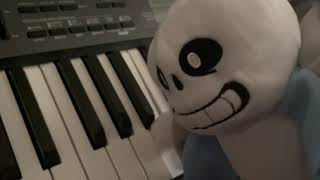 Sans Plays a Piano Song