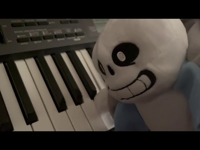 Sans Plays a Piano Song class=