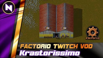 Factorio Krastorissimo | Day 1a | Livestream VOD