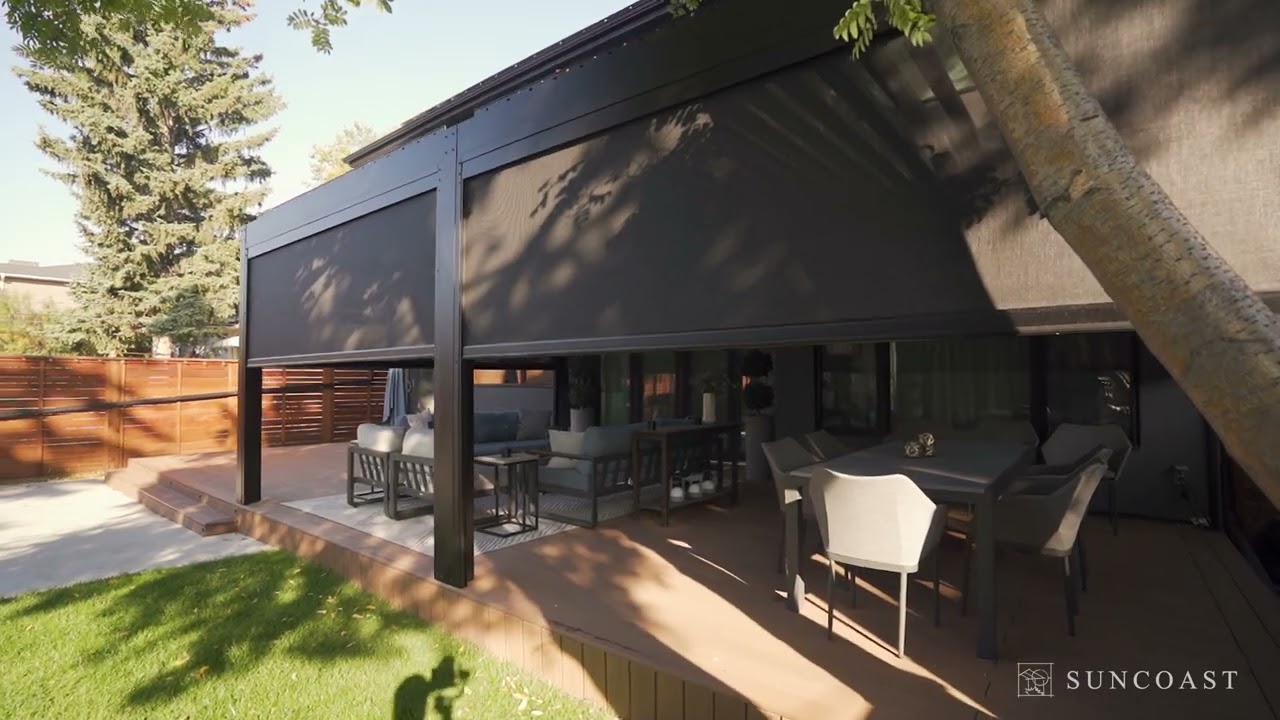 Retractable Power Screens - Beyond Blue Enclosures
