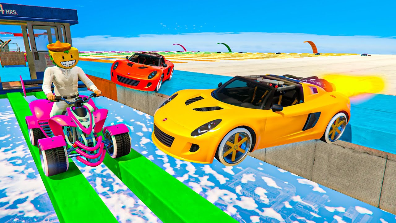 CORRE O TE ATROPELLO EN QUAD! JUGADAS GRACIOSAS Y MUCHAS RISAS!! - GTA 5 ONLINE