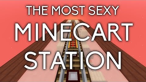 The Most Sexy Minecart Station - Seamless Superflat Station [Showcase]