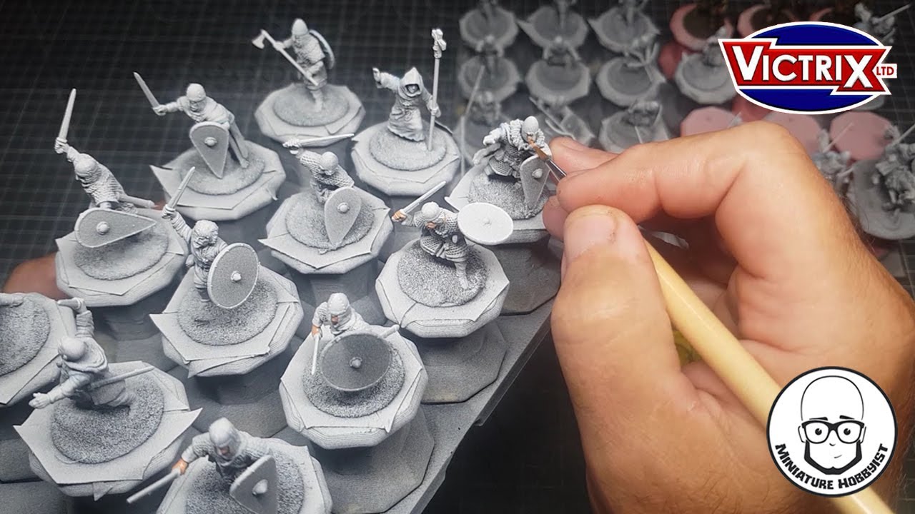 ...can I PAINT 32 Saxon miniatures in UNDER 2 hours...