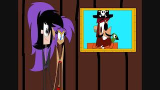 Art Trade Done For Lostwavefan21 Damion And Shantae Meets Painty The Pirate