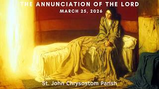 Daily Mass - Wednesday, March 25, 2026