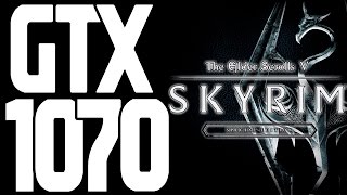 skyrim special edition gtx 1070 g1 gaming i5 6600k oc 2560x1080 21 9 ultrawide frame rate test
