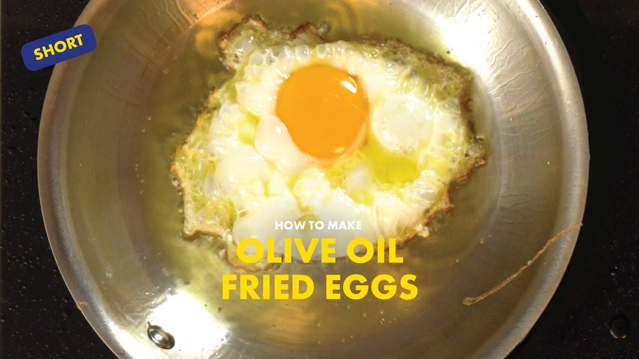 How To Make Olive Oil Fried Eggs - Youtube