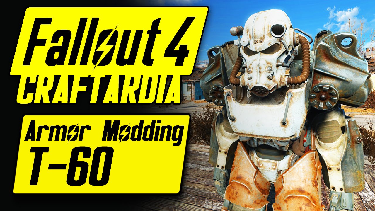 Fallout 4 Power Armor Customization T 60 Power Armor Fallout 4 Armor Modding Pc Youtube