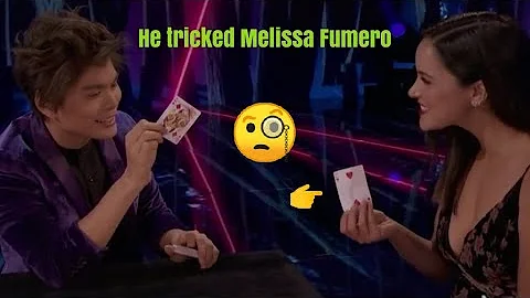 Shin Lim on AGT w/ Melissa Fumero!  #shinlimmagic | card magic xxx 3 #cardtricks