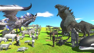 Dark War  White Team VS Dark Team  Animal Revolt Battle Simulator