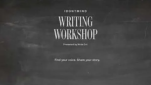 Cindy- IDONTMIND Writing Workshop 2021