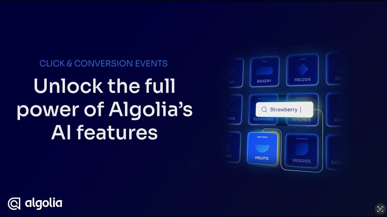 Demo | Unlock the full power of Algolia with click & conversion events