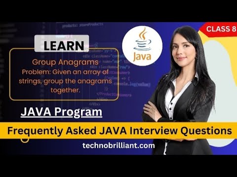 Group Anagrams problem: Given an array of strings, group the anagrams ...