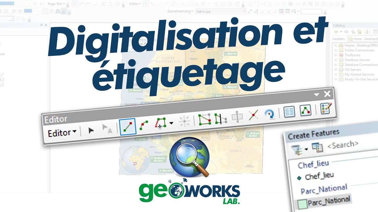 04-Digitalisation et Etiquetage sur ArcGIS desktop