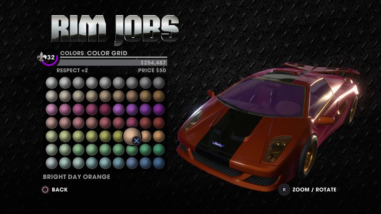 Car customization building the fastest car 🚘 on saints row the third