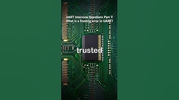 What is a framing error in UART? #embeddedsystemstutorials