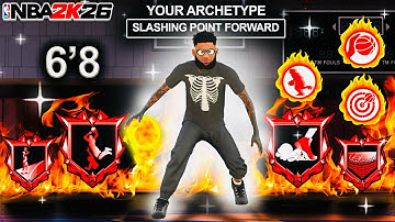 *NEW* 6’8 *SLASHING POINT FORWARD* BUILD IS OVERPOWERED IN NBA 2K26! BEST POINT GUARD BUILD IN 2K26!