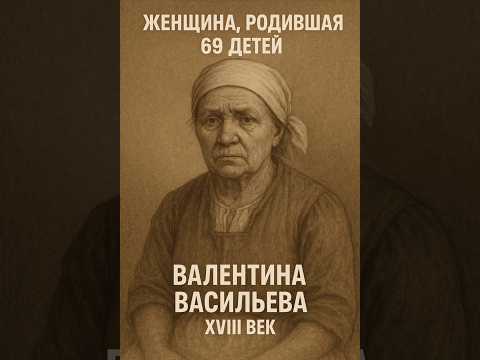 Валентина Васильева — женщина, родившая 69 детей
