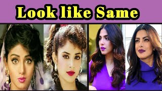Look like Same | pakistani actress vs Indian actress same look | Divya Bharti | Sana Baloch
