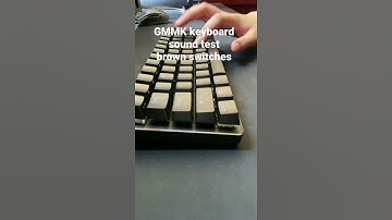 GMMK keyboard sound test