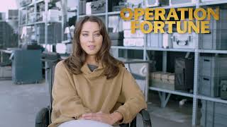 AUBREY PLAZA INTERVIEW - OPERATION FORTUNE