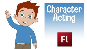 Adobe Flash Tutorial - Character Lip Synch, Expressions and Acting | Animating Cartoon Character