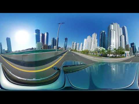 Jumeira to DownTown Dubai 360 VR 4k