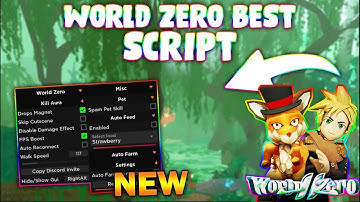 *UPDATED* World Zero Script (PASTEBIN 2023) (AUTOFARM DUNGEON, KILL AURA, SPEED, AUTO SPIN and more)