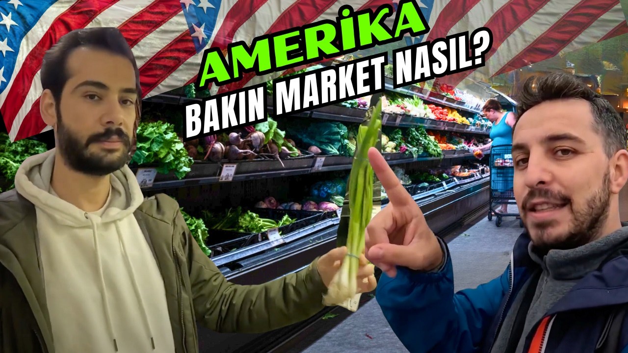 AMERİKA 🇺🇸 MARKET TURU TÜRKİYE' den UCUZ mu?  ! Herşey BÜYÜK boy.