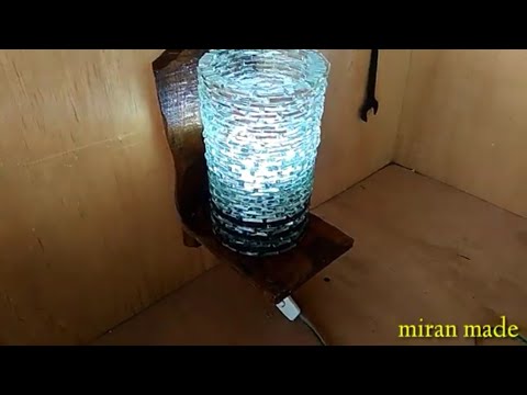 Cara Membuat Lampu Tidur Modern Dari kaca bekas YouTube