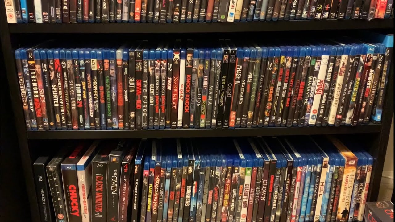 61 Horror Blu-Rays! Random Horror Blu-Ray Shelf #7 (2020) Underrated, Rare, OOP, Autographed, Remake