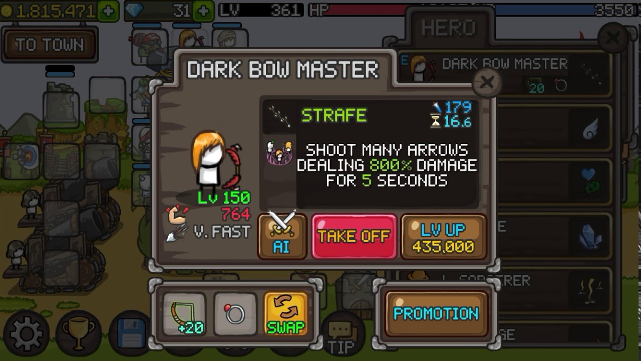 Grow castle best setup (no upgrades) YouTube