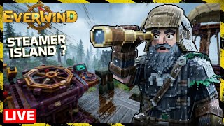 SAILING THE SKIES! ☁️ New Airship Build + Steamer Island Hunt! | EVERWIND 【LIVE】