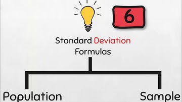 Six Standard Deviation formulas every statistics student must know - Measures of Dispersion  #sigma