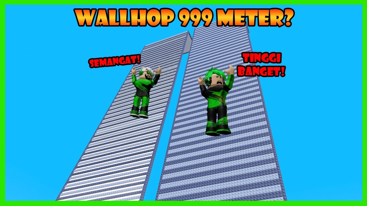 Darlung & Wak Darlung Memanjat Obby Wallhop Tertinggi Di Roblox