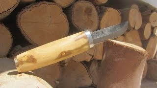Making hidden tang knife
