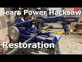 1950s power hacksaw restoration