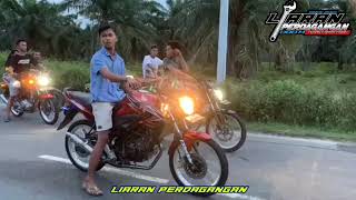 Balap Liar Sei Mangkei Cb Led Hitam Manis Vs Cb Old Bangun