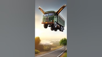 Flying Truck Squeeze #aiedits #automobile #automotiveedit #aivfx #ai #aivideo #ai