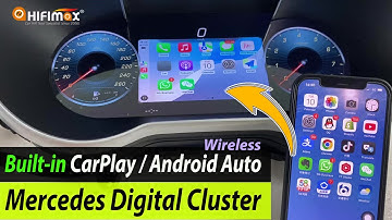 Mercedes C GLC Digital Cluster Built in Wireless CarPlay Android Auto | For Mercedes C W205/GLC X253
