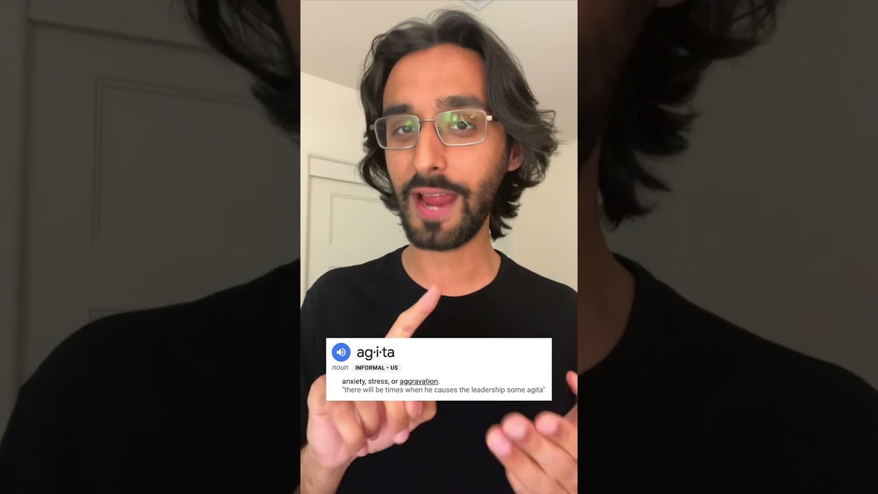 word of the day: agita