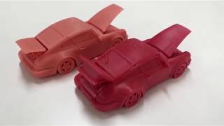 Foldable porsche 911 turbo print on prusa i3 mk3