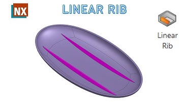 Linear Rib | NX Molded Part Design | Siemens NX |