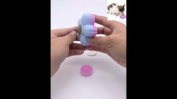 Toy Cartoon Colorful Flowers Natural Catnip Stick-on Wall Toy Catnip Toy