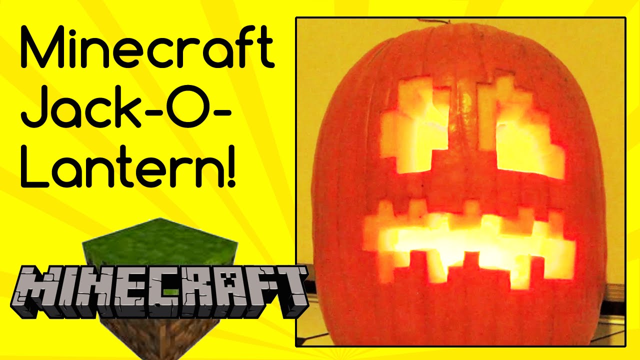 Epic Minecraft Jack O Lantern Halloween Pumpkin Carving Plus A Three Eyed Monster Creepy Smiling Youtube