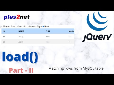 Collecting matching records from MySQL database by passing filter string using load() in JQuery