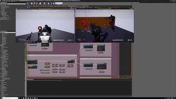 UE4 third person to first person network replicated test