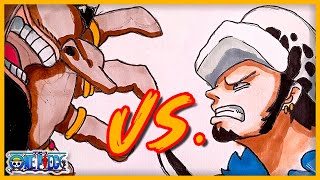 Drawing Law vs Blackbeard | One Piece | ワンピース | ART PIECE